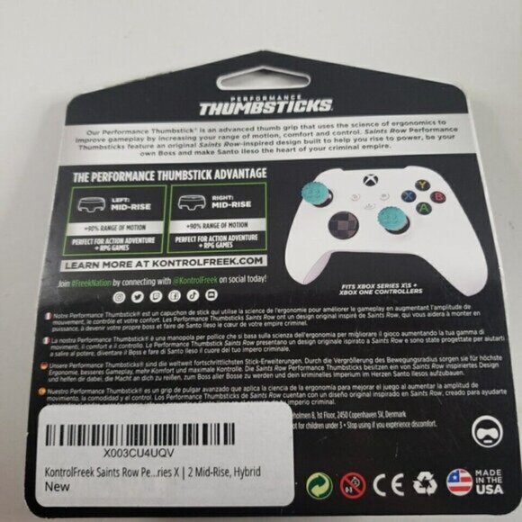 SaintsRow Teal | Kontrol Freek Thumb Sticks/Grips | Xbox One + Series X|S - Picture 2 of 2